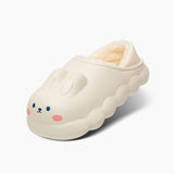 Cloud Slides - Honey Bunny Fur-Lined Slippers