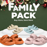 Cloud Slides - Cushioned EVA Sandals with Adjustable Buckles