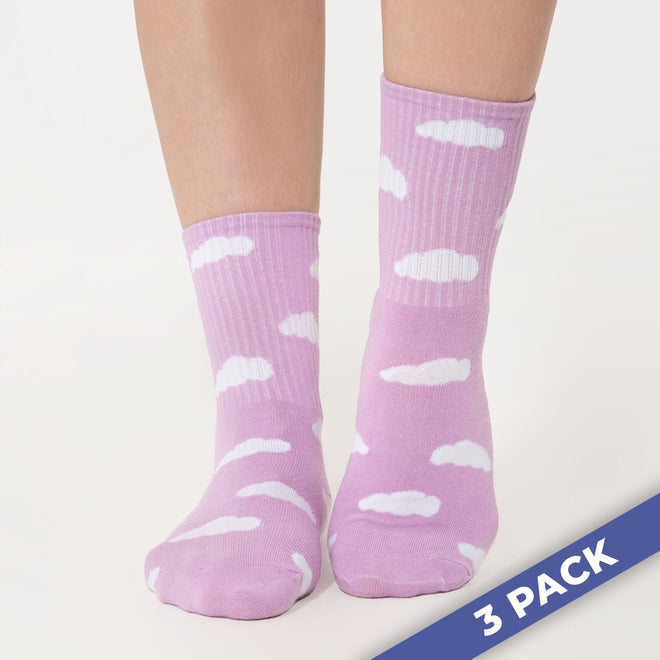 Cloud Slides – Socken im 3er-Pack