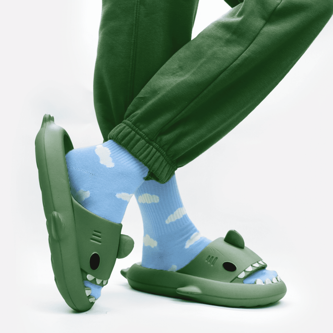 Shark Slides for Men - Cloud Slides